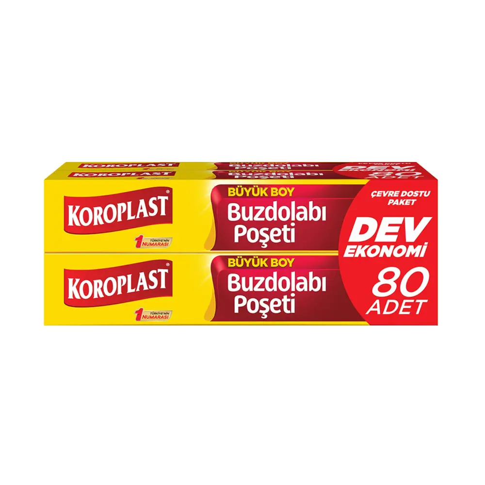 Koroplast Dev Ekonomik Buzdolabı Poşeti Büyük 80 li