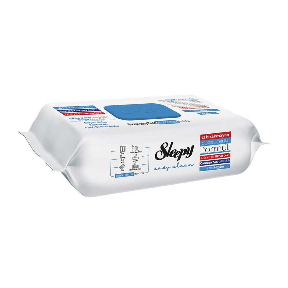 Sleepy Easy Clean Yüzey Temizlik Havlusu 100 lü Çamaşır Suyu