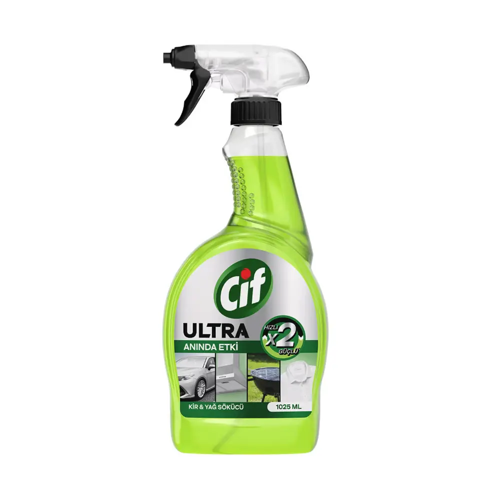 Cif Ultra Anında Etki Kir & Yağ Çözücü 1000 ml