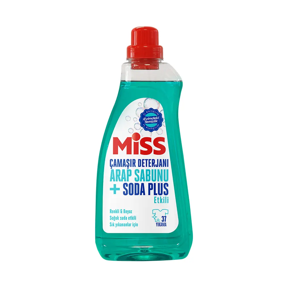 Miss Sıvı Çamaşır Deterjanı Arap Sabunu Soda Etkili 1500 ml