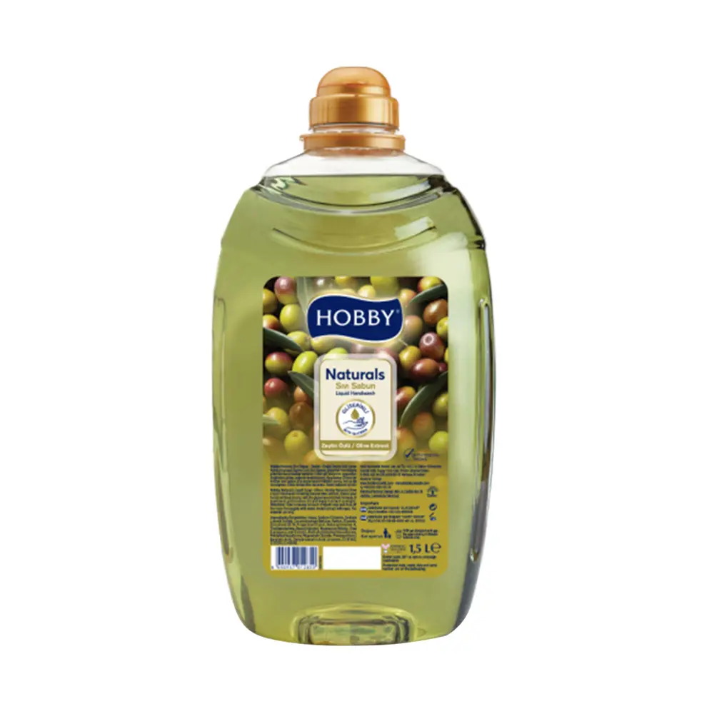 Hobby Sıvı Sabun Naturel Zeytinyağı 1.5 lt