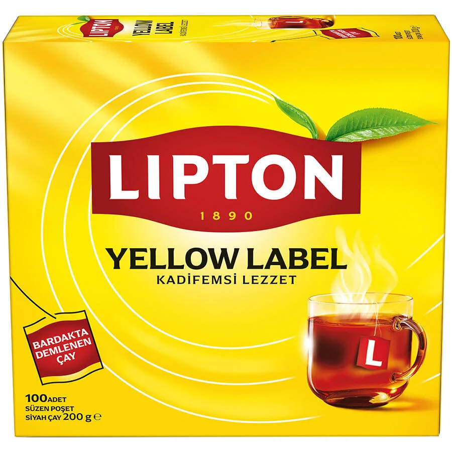 Lipton Yellow Label Bardak Poşet Çay 100'lü