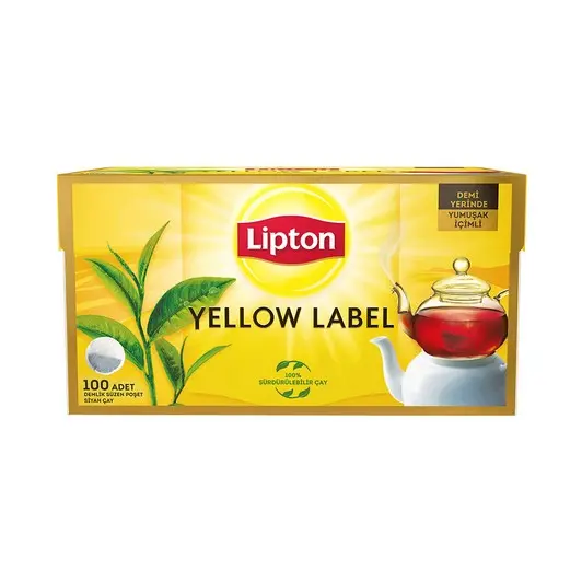Lipton Yellow Label 100'lü Eko Demlik Poşet Çay 320 gr