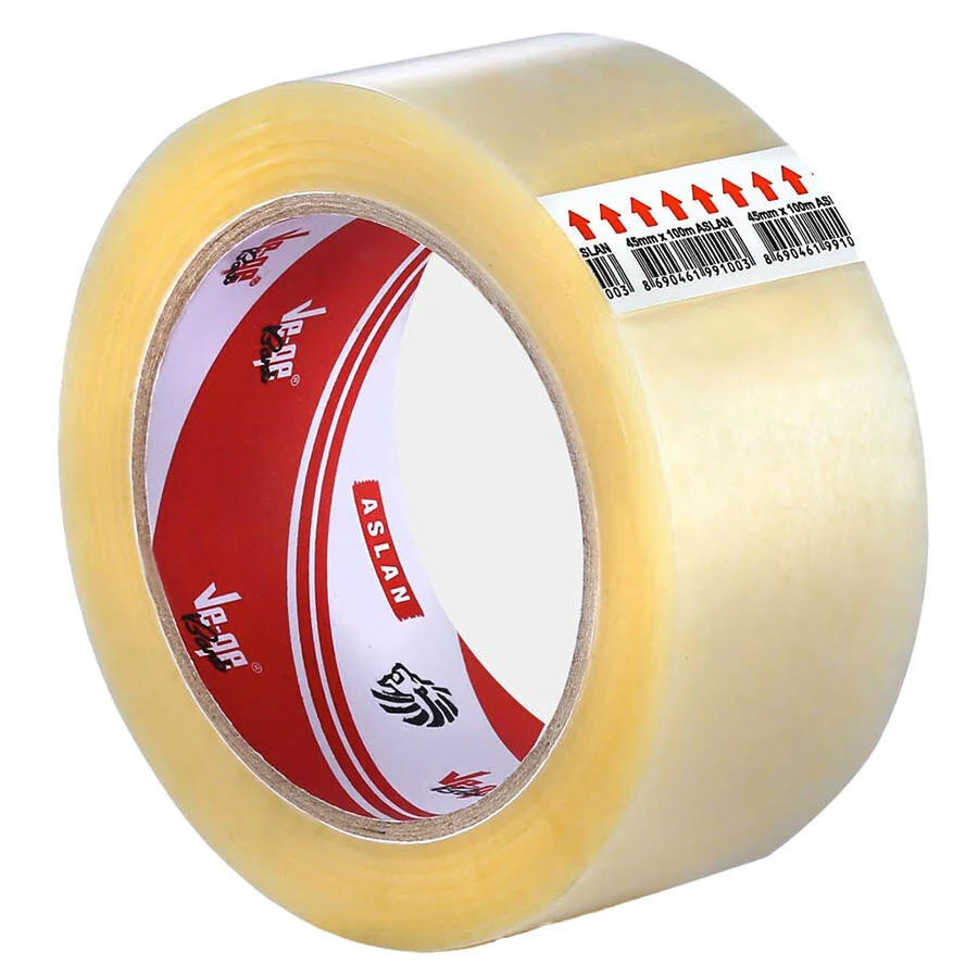 Ve-ge Aslan Koli Bandı 45 mm x 100 m Şeffaf Tekli
